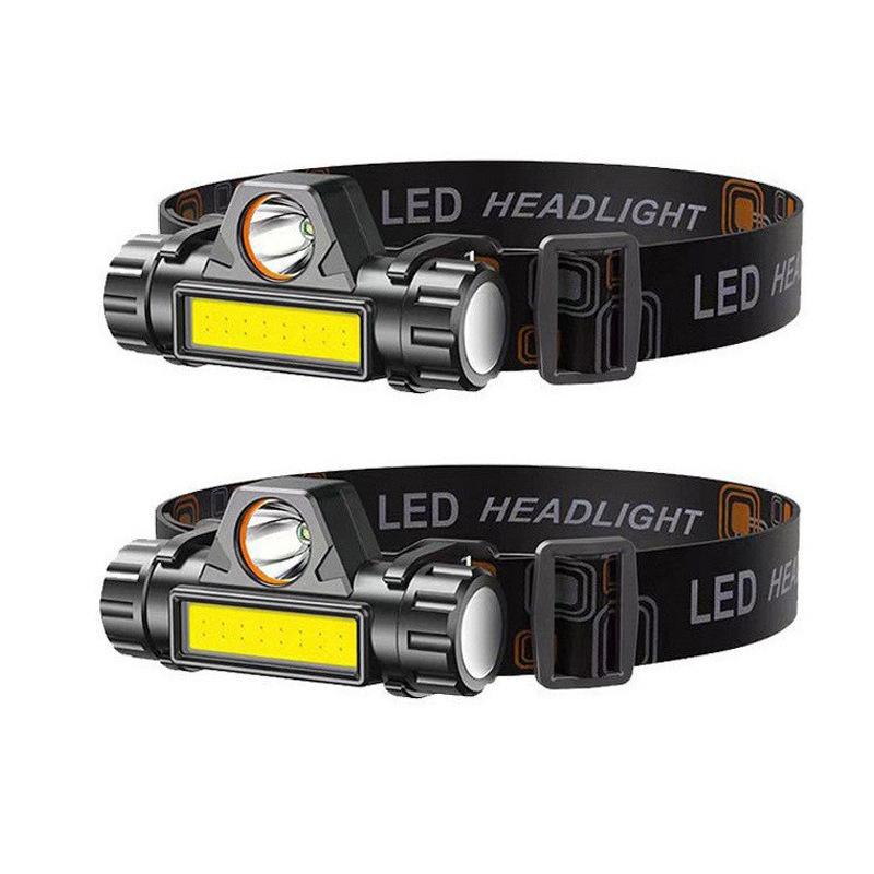 Rechargeable COB LED Headlamp for Outdoor and Night Fishing