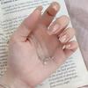 Elegant Women's S999 Sterling Silver Laurel Wheat Ear Necklace - Luxury Pure Silver Clavicle Chain