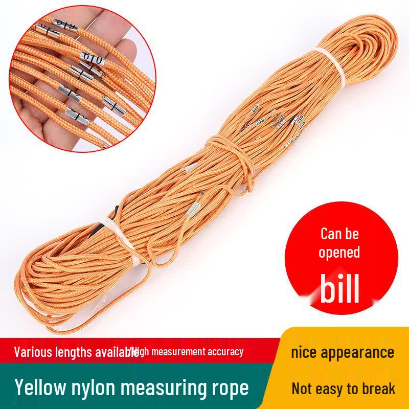 Ditron Yellow Nylon Measuring Rope