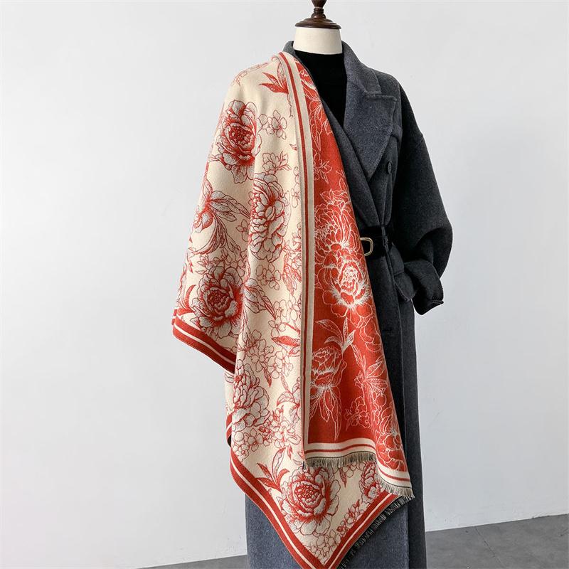 

Новые зимние платки, шарфы, обертывание, дизайн, кашемировый шарф, женский, теплый, модный, пашмина, женское пончо, шейный платок, эшарп, бандана