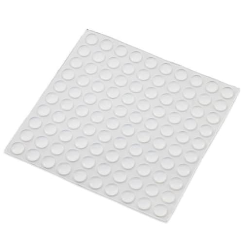 Anti-Slip Rubber Foot Stickers, 100 Pieces, Clear, Round, Cushion Rubber, Anti-Slip Rubber, Door Cushion, Door Stop, Shock Absorber, Soft Cushion, Dia