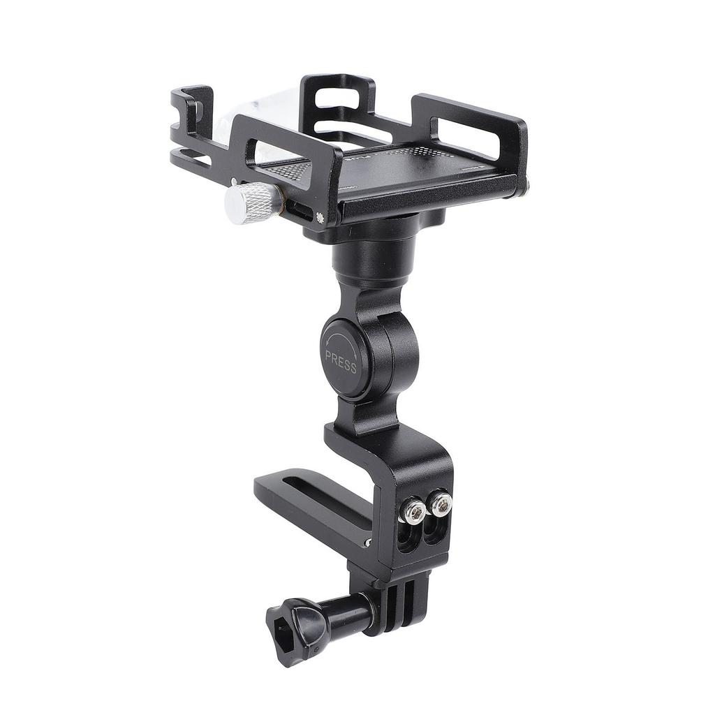 Bike Phone Holder 360 Deg Rotation Aluminum Alloy Stable Cycling Phone Mount for 2.2 To 3.9in Width Devices
