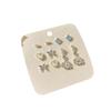 Sweet And Cool Aurora Love Suit Stud Earrings Femininity Versatile Earrings Simple And Small Exquisite Pendant Earrings