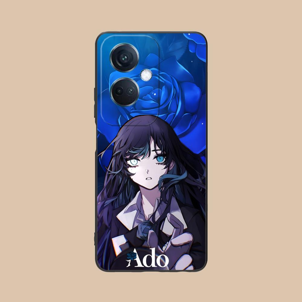 Ado Rose Anime Mobile Phone Case for OPPO Reno 14 13 12 11 10 9 8 7 6 5 F T Pro 5G Colorful Printing Cover Pretty Luxury