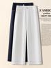 Women's Summer High-Waisted Loose Straight-Leg Wide-Leg Jeans
