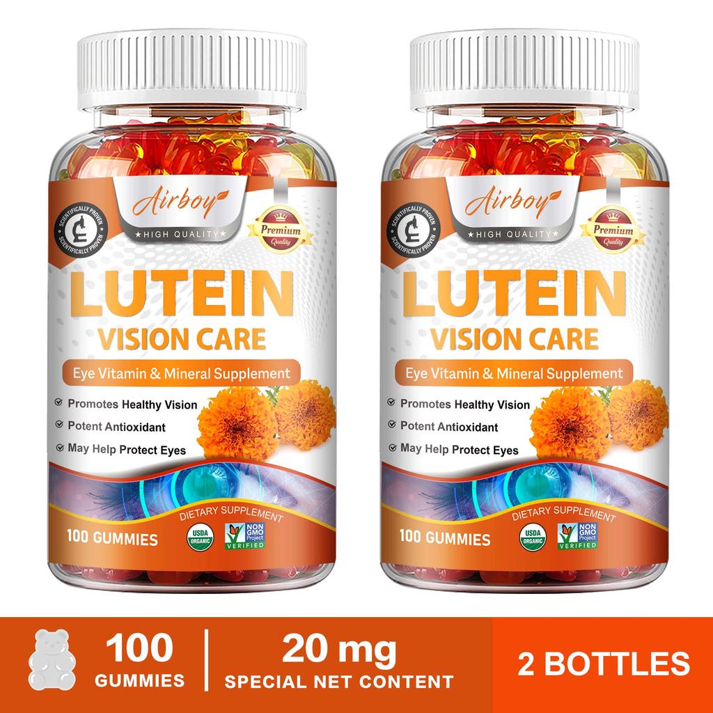 Lutein Gummies, Containing Zeaxanthin Blend, Gentle and Easily Absorbed, Suitable for Adults.