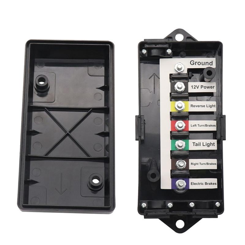 Easy Installation Weatherproof 7 Way Trailer Junction Box For Secure Electrical Signal Management In Trucks And Trailers