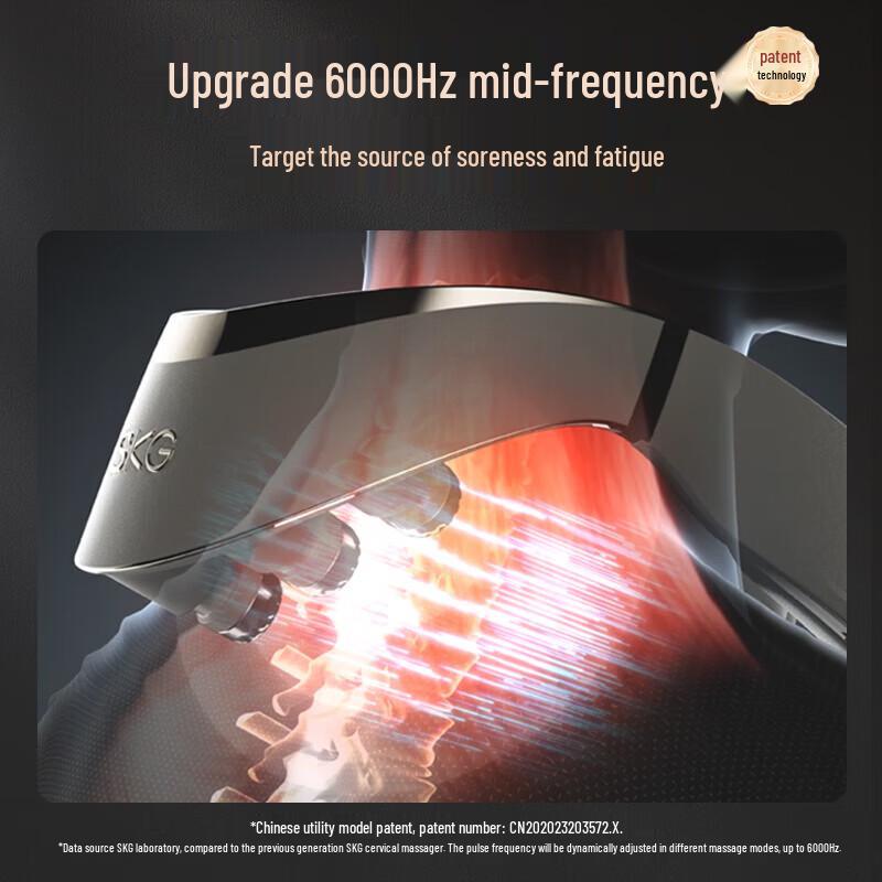 SKG G7 Second Generation Deluxe Neck and Shoulder Massager CN plug (adapter included)