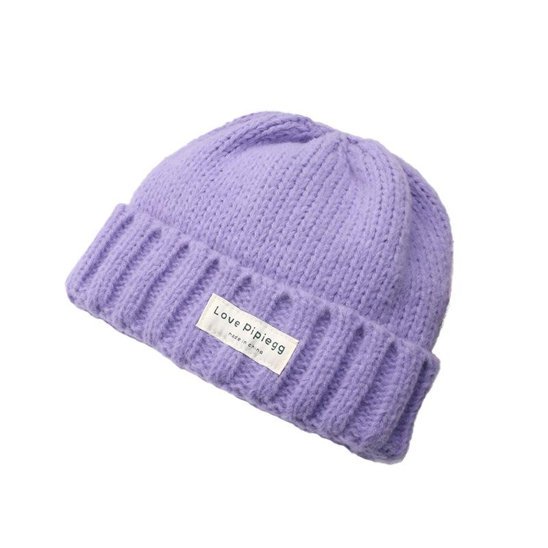 Autumn and winter hats, women's ear protectors, wool hats, cloth, couple wool hats, big head circumference, warm knitted hats