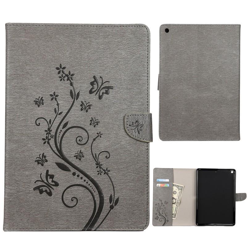 Smart Sleep Folio Case IPad 10.2 Inch 2019 2020 With Butterfly Print PU Leather Cover Business Style