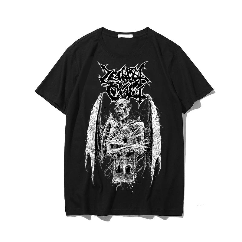 Oversized T-shirt Gothic Dark Men Women T Shirt Graphic Tee Punk Clothes Harajuku Streetwear T Shirt Hip Hop Short Sleeve Tops