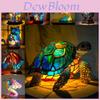 Creative Resin Figurine Desk Lamp With Led Illumination For Living Room And Office Use