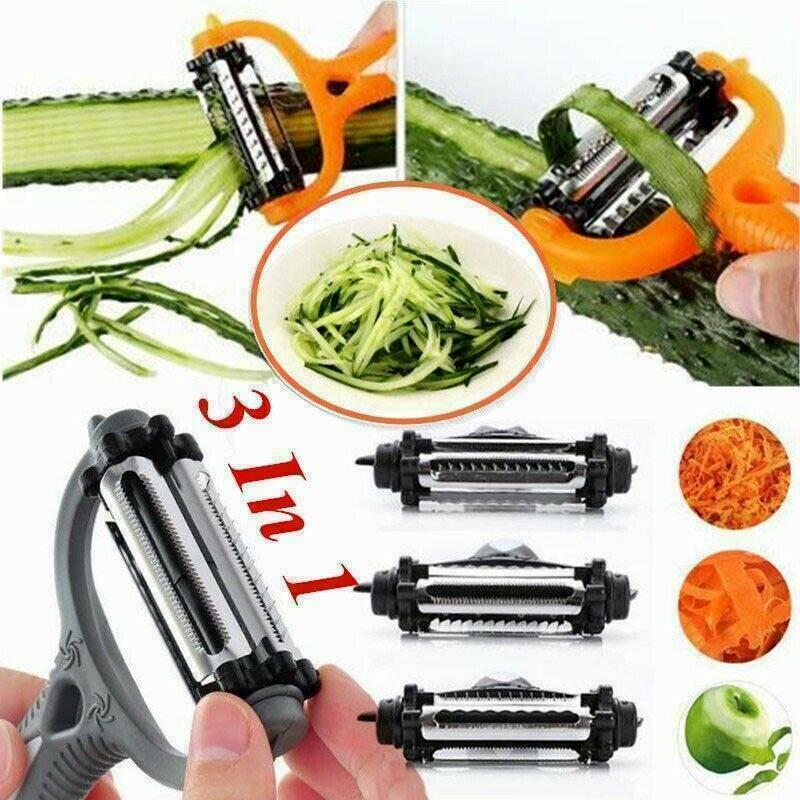 Three-in-one Multi-function Paring Knife Melon and Fruit Planer To Peeling Machine ARI