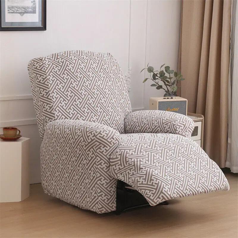 Nieuwe Elastische Fauteuil Bankhoes Jacquard Beschermhoes Stoelhoes Fauteuil Bankhoezen Elasticiteit Poolvlies Fauteuil Beschermhoezen