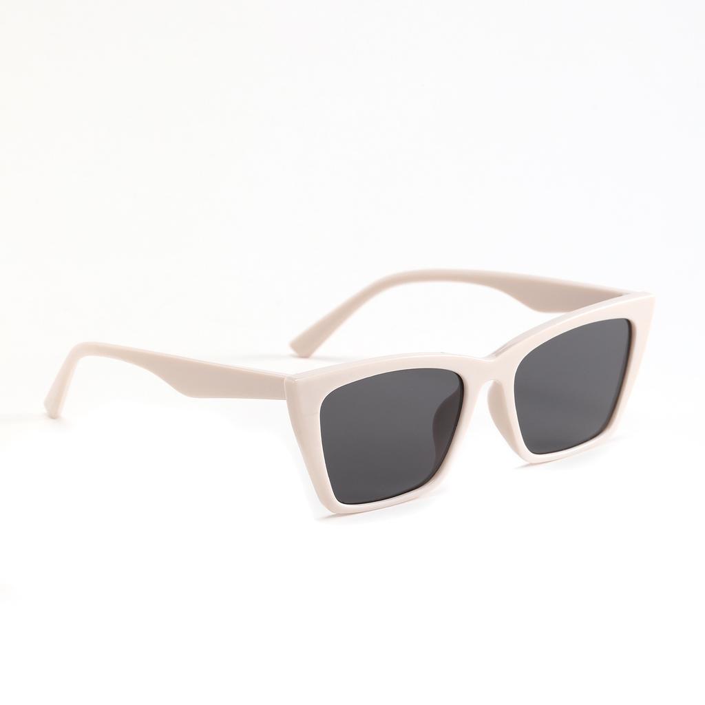 Glasses B303 Pointed Corner Cat'S Eye Square Transparent Gray Hawksbill Frame Sunglasses Women, Sunglasses Men