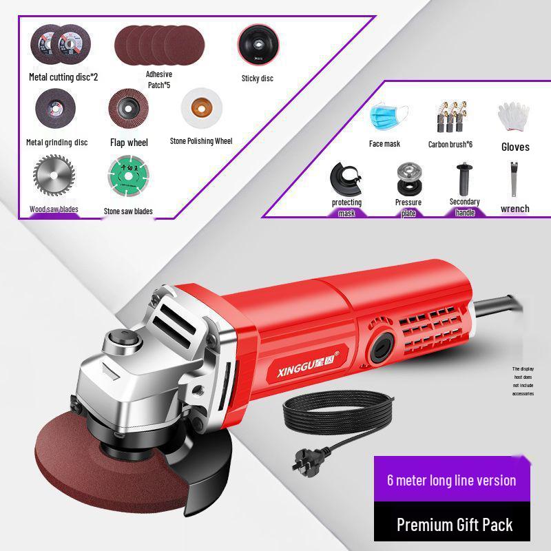 Multifunctional Electric Angle Grinder and Polisher for Home Use