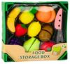 Fruit Set for Cutting In a Green Box Fruits with Velcro