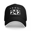 Vorderseite 242 X Logo Langlebig für Alle Jahreszeiten Kappen Unisex Damen Kappe Unisex Baseballkappe