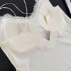 Versatile Lace Satin V-Neck Camisole Bra – Spring/Summer