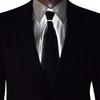 LED Light-Up Tie, Glowing Tie, Luminous LED Tie, Adjustable Flashing LED Light-Up Tie, Man Light-Up Funny Tie, Novelty Tie (White)