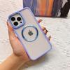 Suitable for Apple 15 Magnetic CD Texture Phone Case 14pro Acrylic Magsafe Hard 13 Protective Case