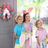 Easter Bunny Door Wreaths Pendant Decor Wall Garland  Indoor Outdoor Decor