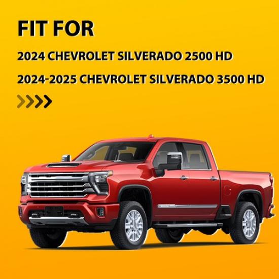 License Plate Bracket Black For 2024 Chevrolet Silverado 2500 HD Front GM1068256