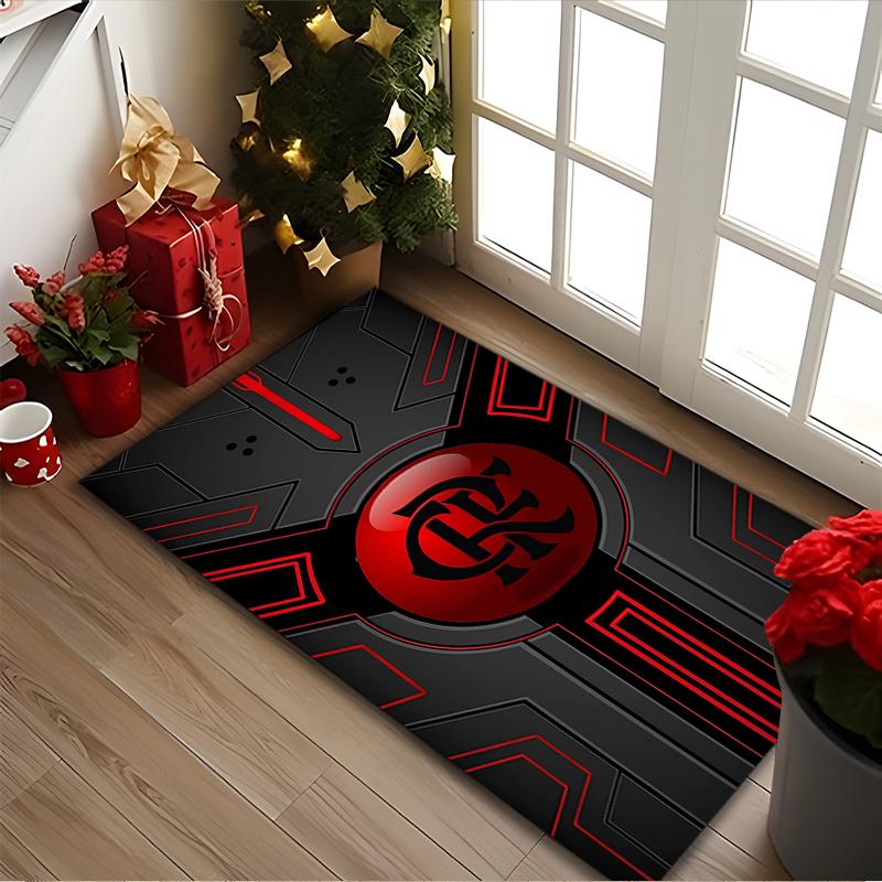 1pc Rangers FC Rug, Digital Printed Home Chair Sofa Mat, Durable Office Area Carpet, Beautiful Festival Decorations