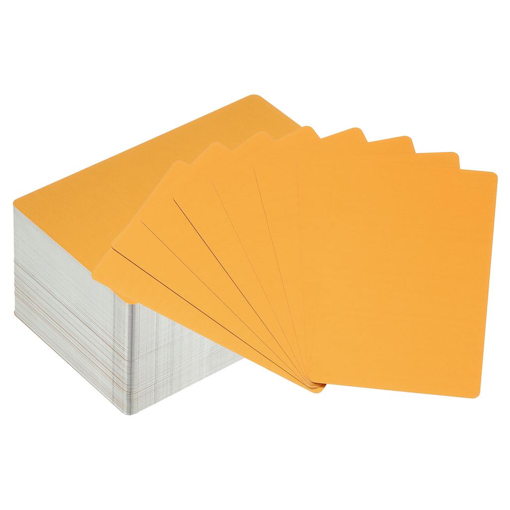 100/200/300 Pezzi Biglietti da Visita Metallici Vuoti Spessore 0,21 mm 3,4x2,1 Pollici Alluminio Incisione Laser Stampabile Biglietto Nome per Fai da Te Personalizzato