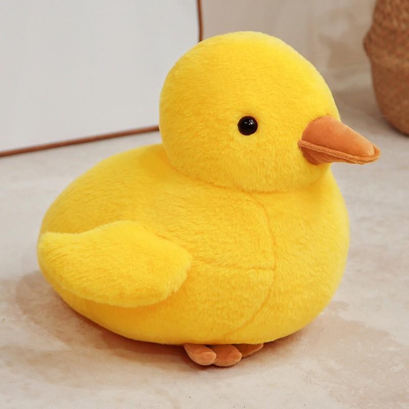 Plush Duck Yellow Toy Animal Stuffed Doll Bedroom Decoration Kids Gift Cute