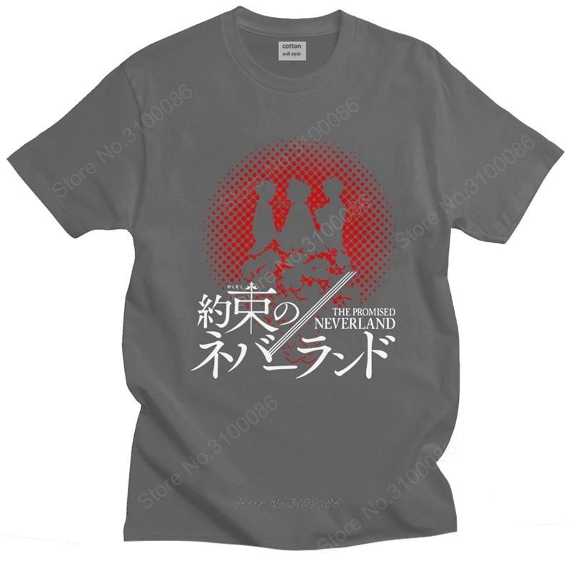 Fashion The Promised Neverland Tshirt Unisex Short Sleeve Yakusoku No Neverland Tee Tops Anime Unisexga T Shirt Cotton Tshirt Merch