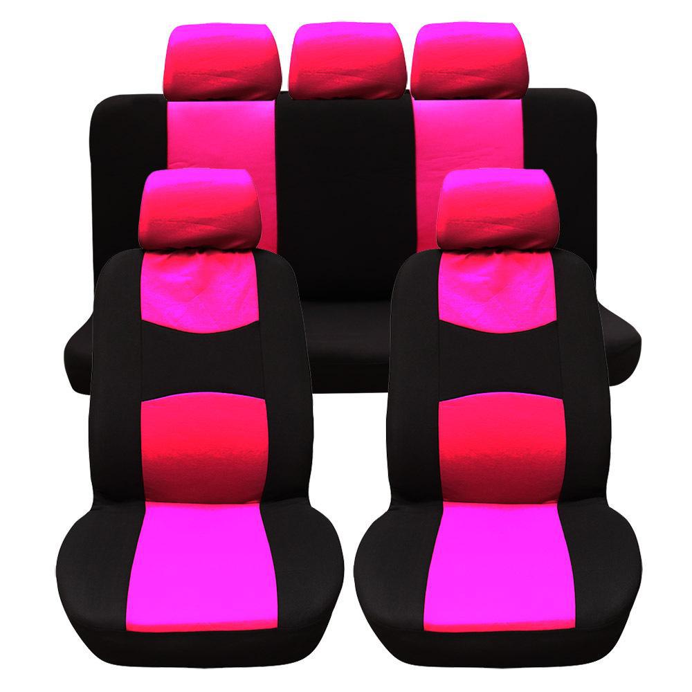 Universal Car Seat Cover Set for All Seasons - 4/9 Piece Set