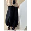 Breathable Cotton~summer New White Loose Bloomers Women's Design Wide Leg Pants Yamamoto Pants Relaxed Pants
