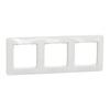 Sedna Design 3-gang Frame, White