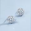 S999 Pure Silver Six-Pointed Star Sweet Elegance All-Match Japanese and Korean Style Classic Ear Studs