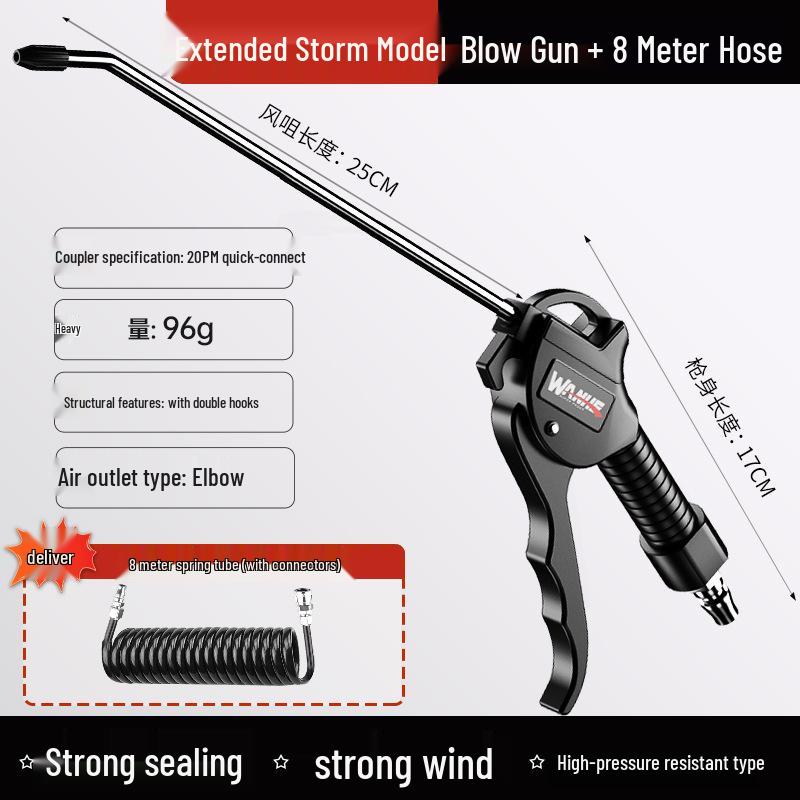 Wanhe High-Pressure Air Blow Gun for Dust Removal and Truck Inflation