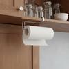 Quality Stainless Steel Kitchen Paper Towel Holder Punch Free Cabinet Storage Toilet Roll Holder Metal Cabinet Hanger Kitchen