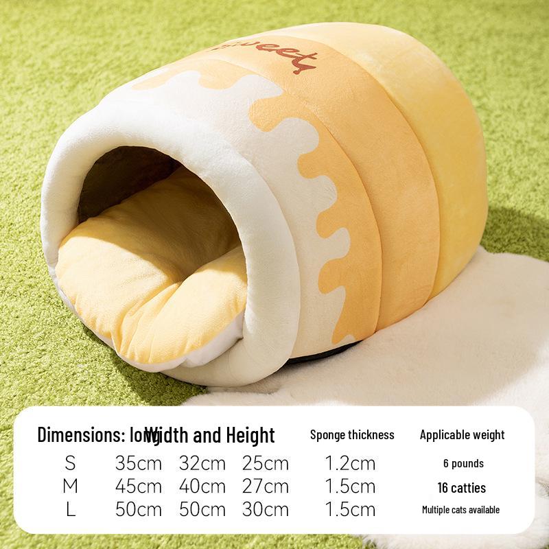 Cross-border Cat Villa: Cozy Autumn/Winter Nest for Kittens & Dogs