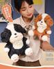 Border Collie Puppy Plush Doll - Cute Comfort Pillow & Birthday Gift for Children
