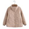 Winter Clothes Are Thin Loose Embossed Casual Padded Jacket Coat