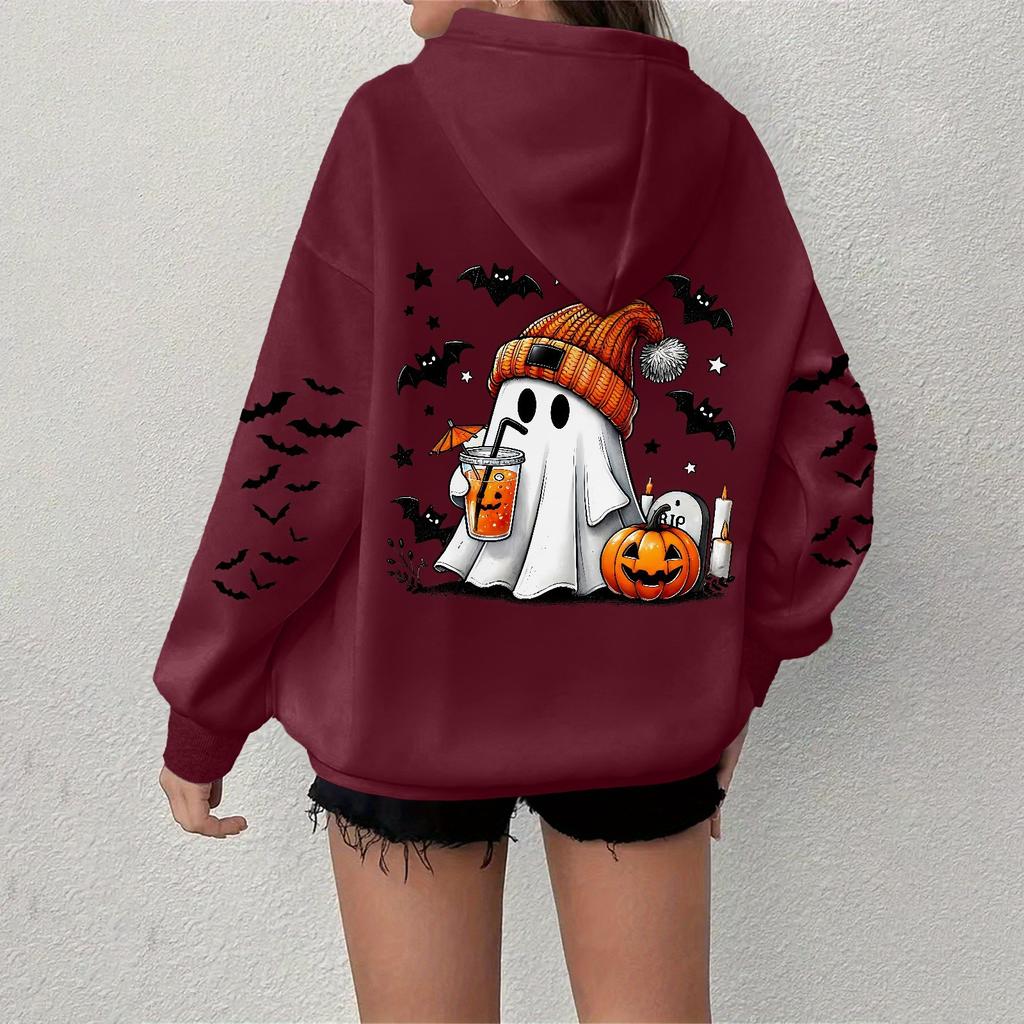Women's Sweatshirt Casual Long Sleeve Atmosphere Top Loose Popular Round Neck Pullover Sweatshirt Top