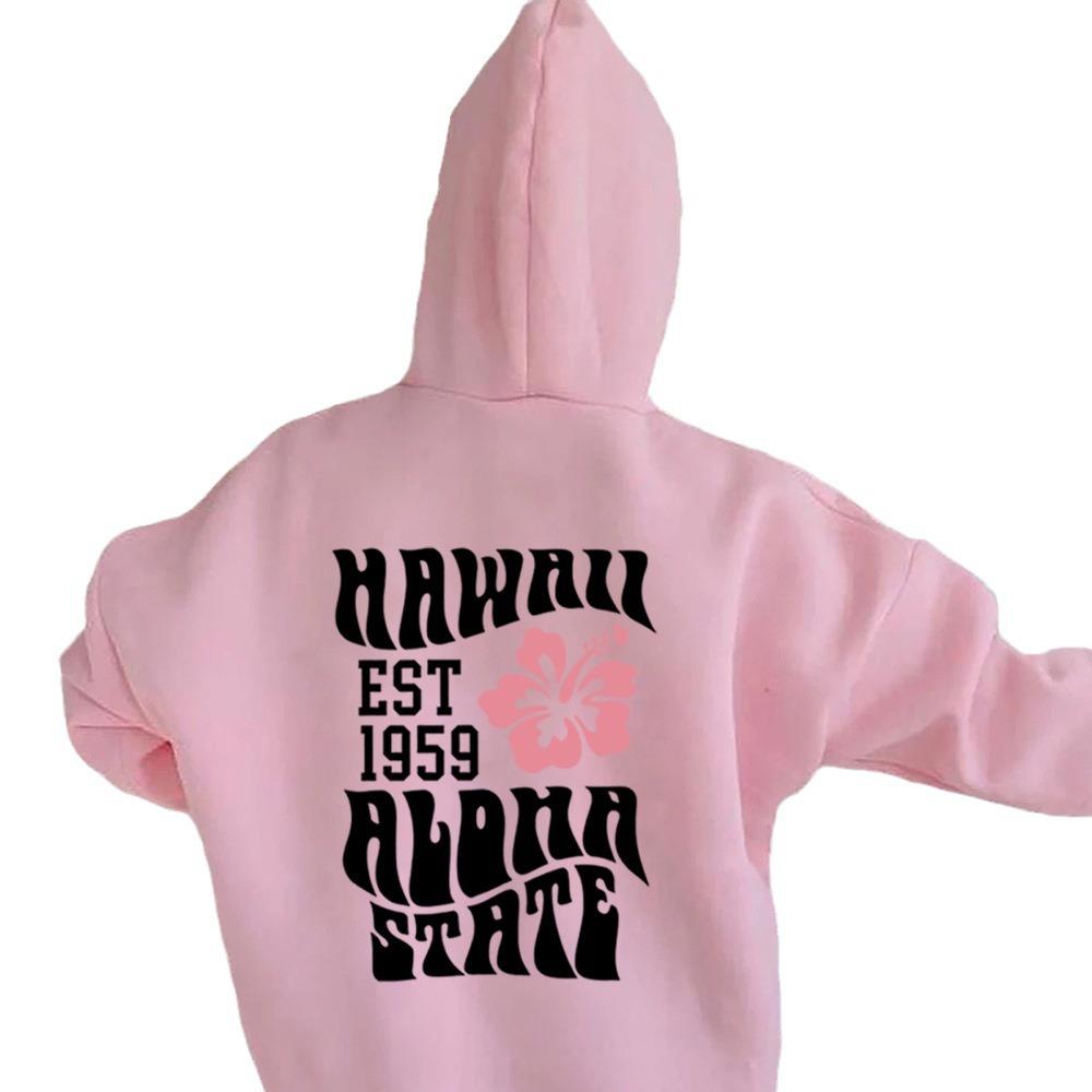 Aesthetic Hawaii Hoodie Aloha State Sweatshirt