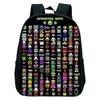 Zaino Kindergarten Geometry Dash Arrabbiato per Bambini e Bambine Zaino Anime Piccola Borsa da Libri Bambini Borse Scolastiche Cartoon Zaino per Bambini