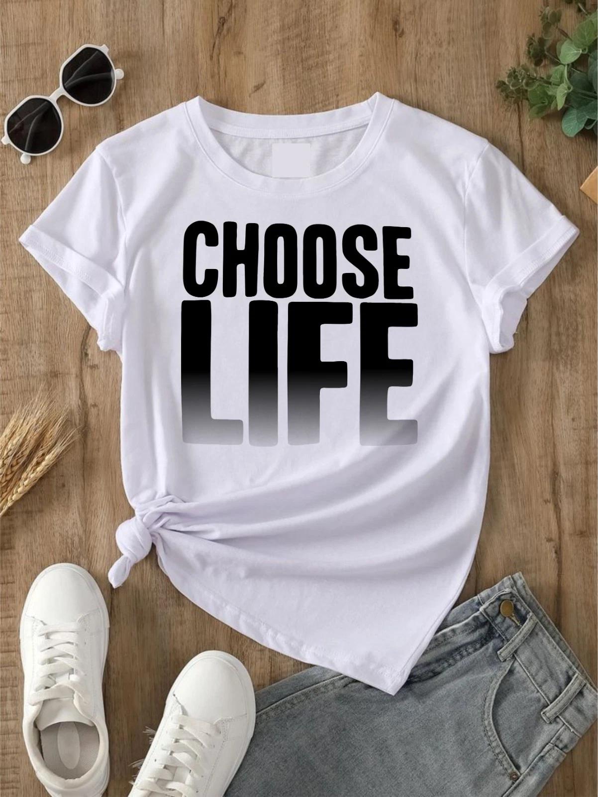 CHOOSE LIFE Wham Retro Disco 80s Fancy Dress Music Fan Mens Gift Top  Shirts Tee 3XL