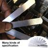 Thickness Gauge Stainless Steel Curved Feeler Gauge Ruler Welding Inspection Tool 0.001-0.04" (0.03-1.00mm)