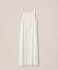 320SHOWROOM Pleated Slip Long Dress White