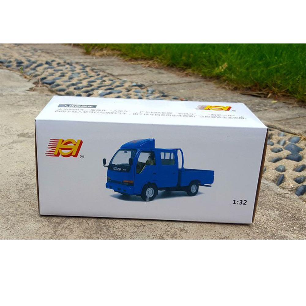 Model de mașină 1/32 pentru camion ușor Isuzu Model de metal turnat sub presiune Simulare de inginerie Vehicul de transport, camion de turnare