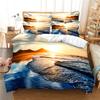 Cartoon Beach Car Duvet Cover Set 3d Digital Printing Polyester Comforter Cover King Queen Full Size for Kids Girls Bedding Set