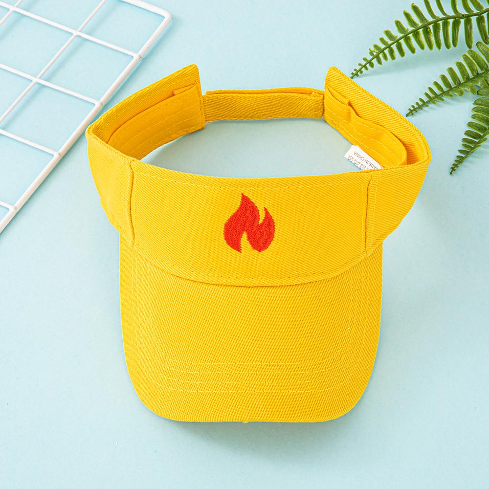 

The newly popular fire-patterned open-top duckbill hat is a new product for summer outdoor sports, suitable for vacations and tr жовтий