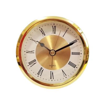 Unique 3.5in Round Clock Insert Gold /Silver Trim Perspective Clock Replacement